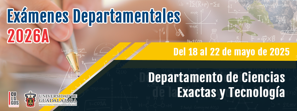 Calendario de Exámenes Departamentales DCET