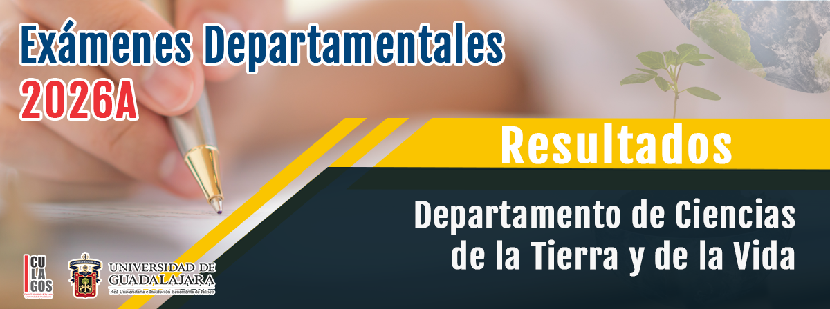 Resultados de Exámenes Departamentales DCTV