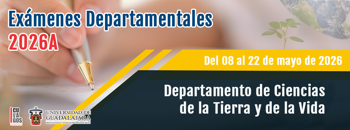 Calendario de Exámenes Departamentales DCTV