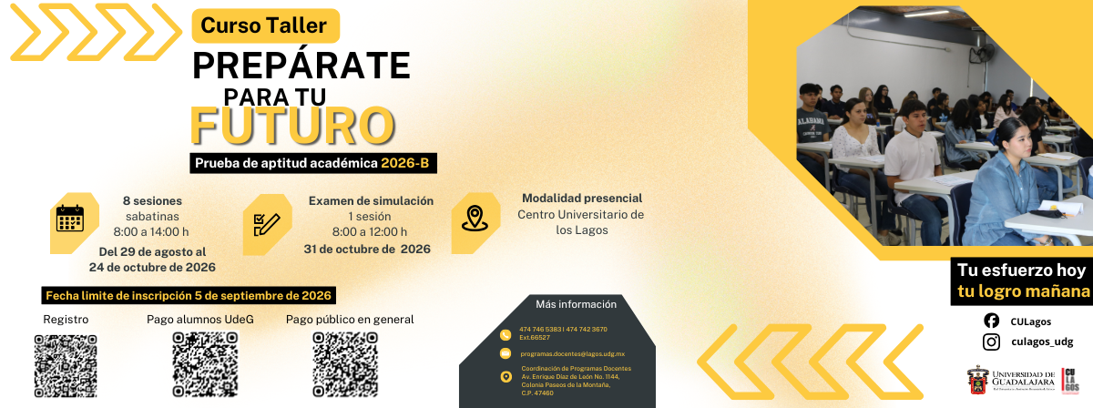Taller de preparación para la prueba de Aptitud Académica 2026