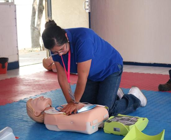 Personal de CULagos recibe formación en materia de cardioprotección